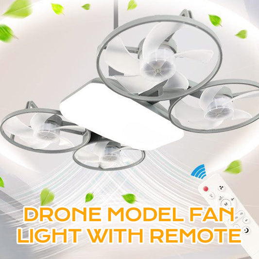 3-Speed Drone Model Fan Light with Remote