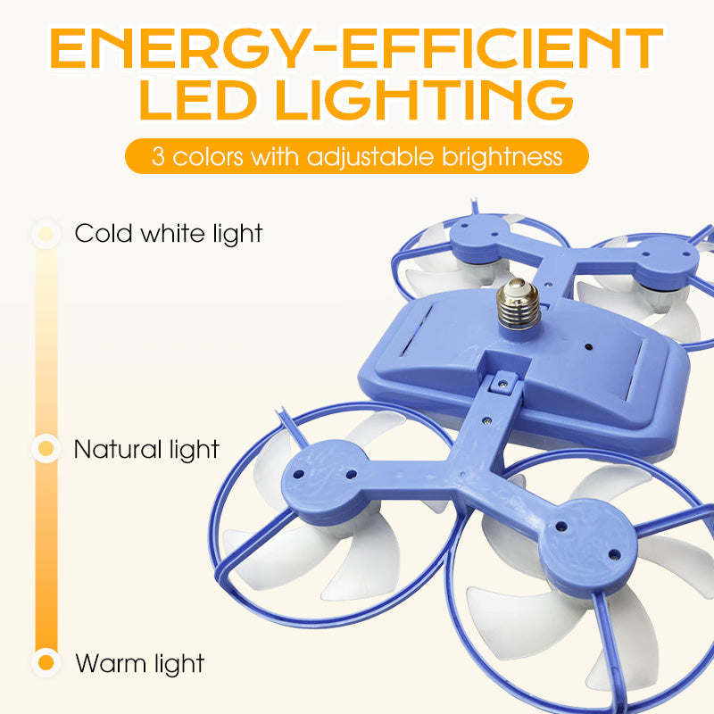 3-Speed Drone Model Fan Light with Remote