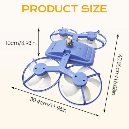 3-Speed Drone Model Fan Light with Remote