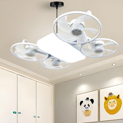 3-Speed Drone Model Fan Light with Remote