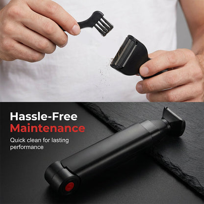 🪒💪 50% OFF! Reach-Anywhere Body Trimmer – Extendable handle, precision heads. Trim back, chest & legs yourself – no help needed! 🧔✨