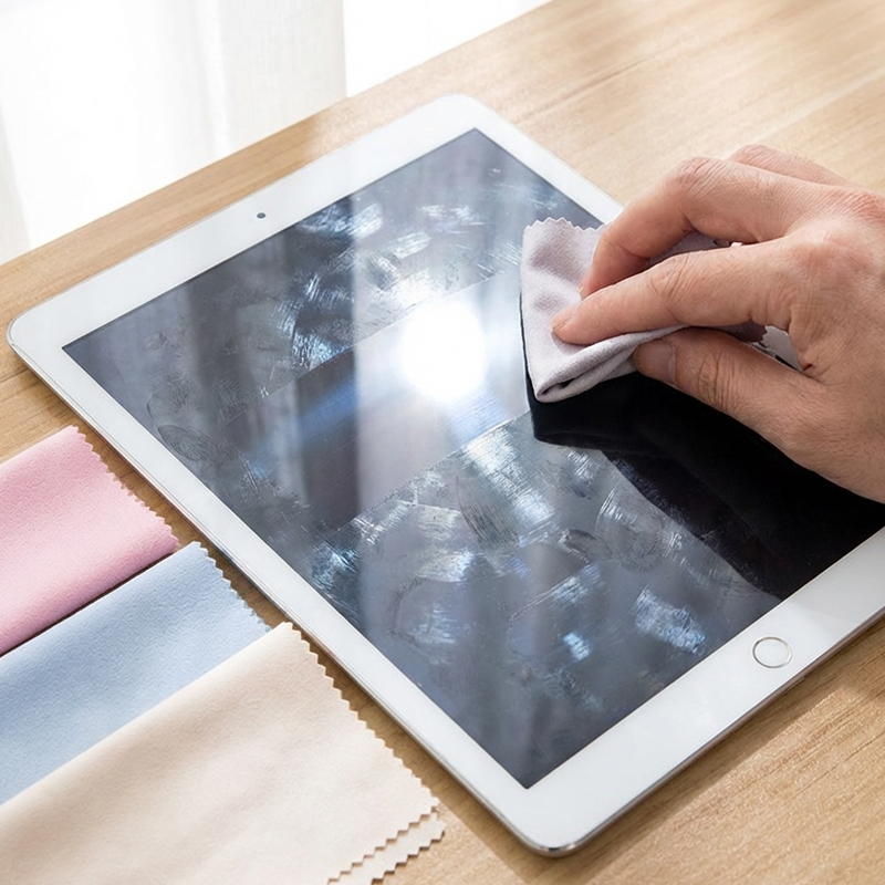 Microfiber Suede-Like Cleaning Cloth for Screens & Lenses