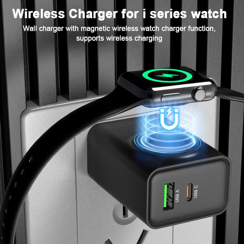 🔌⚡3-in-1 Wireless Wall Charger for Watch – 30W Fast Charge & Magnetic Dock