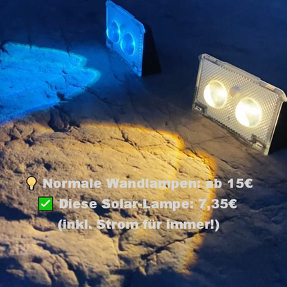 💡Solar Outdoor Wall Light – 3 Color & Rainbow🌈Waterproof