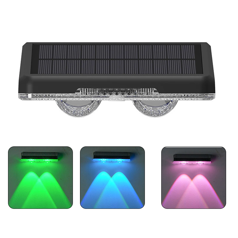 💡Solar Outdoor Wall Light – 3 Color & Rainbow🌈Waterproof