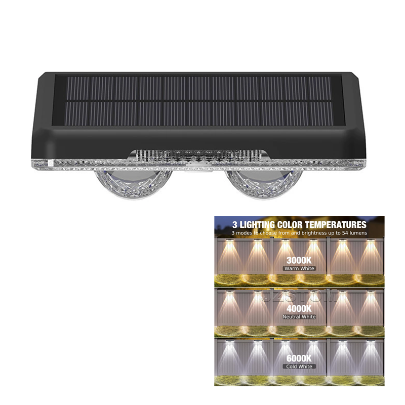 💡Solar Outdoor Wall Light – 3 Color & Rainbow🌈Waterproof