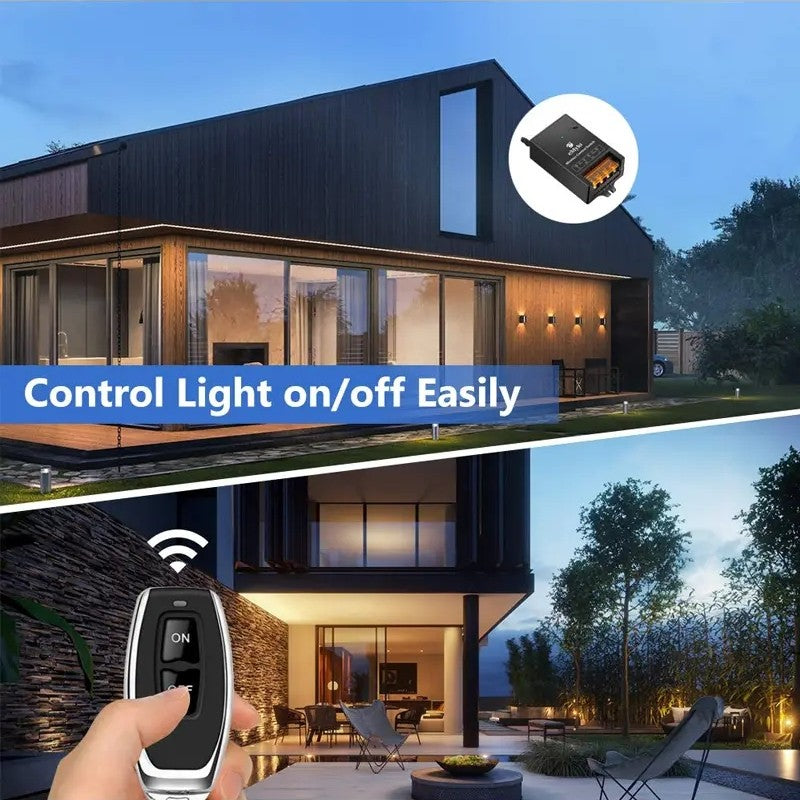 🔌 ⚡Wireless Remote Control Switch and Receiver Kit – Easy Installation, Wide Compatibility & Safe Operation 🏠