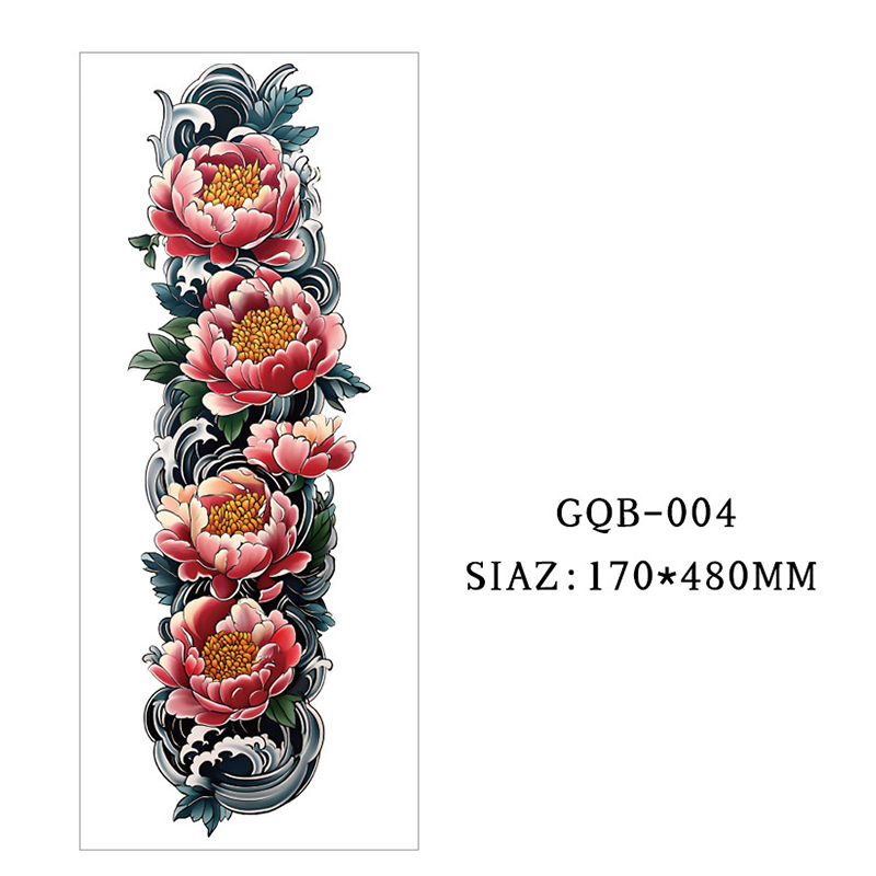 Large Full Sleeve Temporary Tattoos