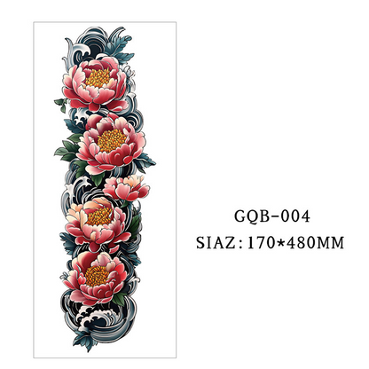 Large Full Sleeve Temporary Tattoos