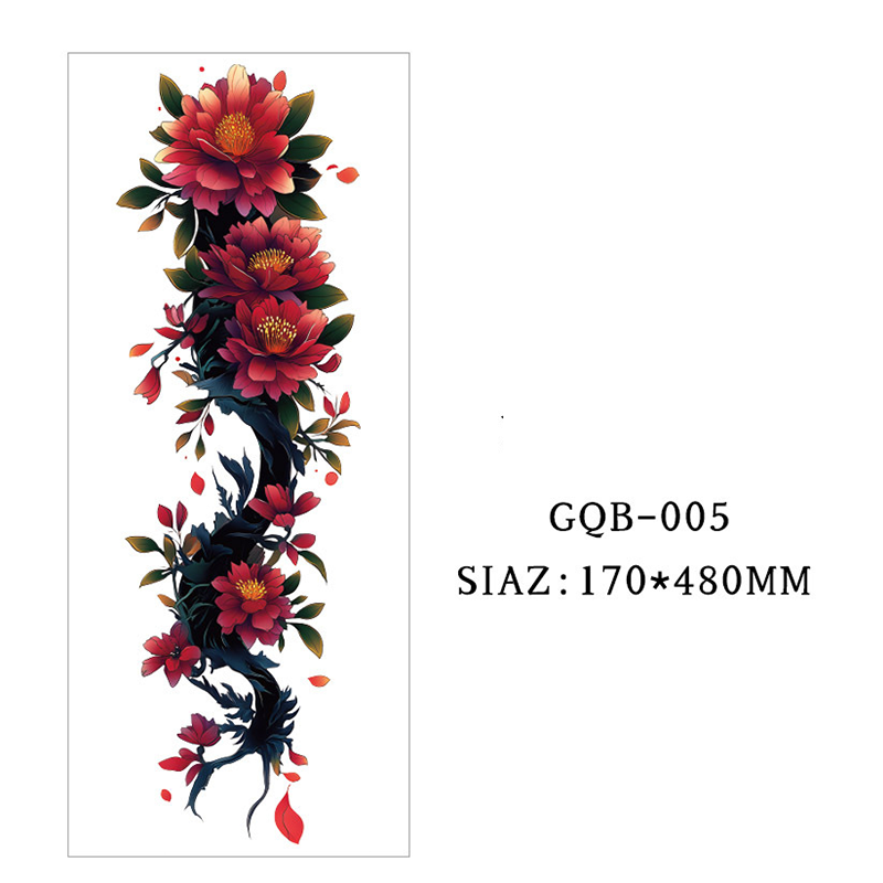 Large Full Sleeve Temporary Tattoos