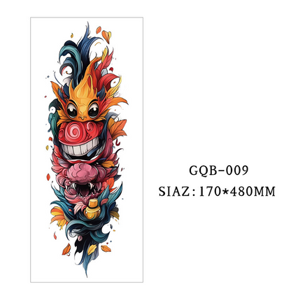 Large Full Sleeve Temporary Tattoos