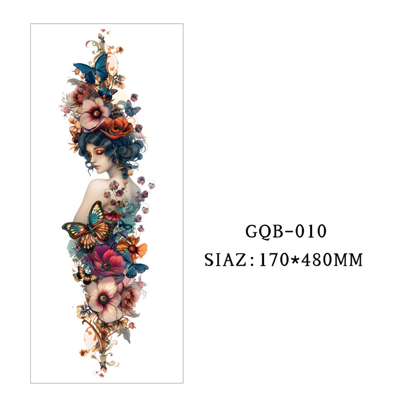 Large Full Sleeve Temporary Tattoos