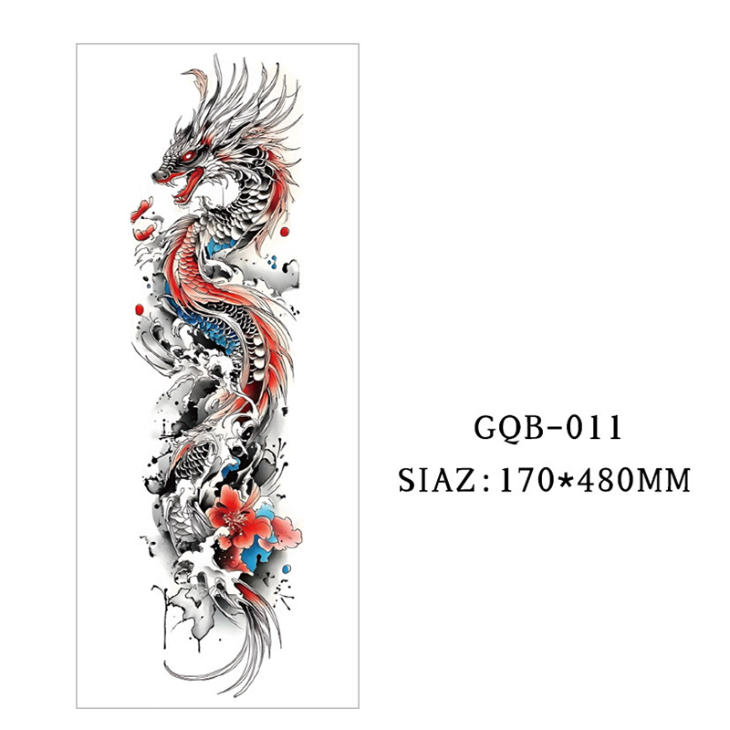 Large Full Sleeve Temporary Tattoos