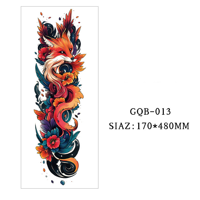 Large Full Sleeve Temporary Tattoos