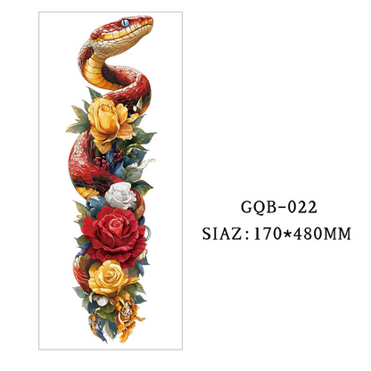 Large Full Sleeve Temporary Tattoos