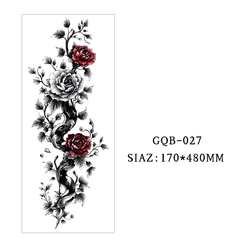 Large Full Sleeve Temporary Tattoos