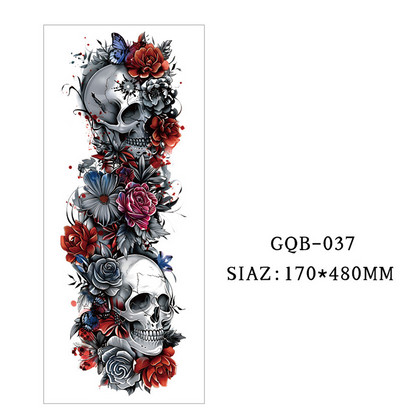 Large Full Sleeve Temporary Tattoos