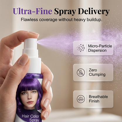 👩Temporary Hair Color Spray - Washable Instant Dye