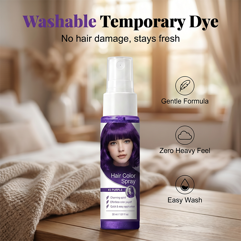 👩Temporary Hair Color Spray - Washable Instant Dye