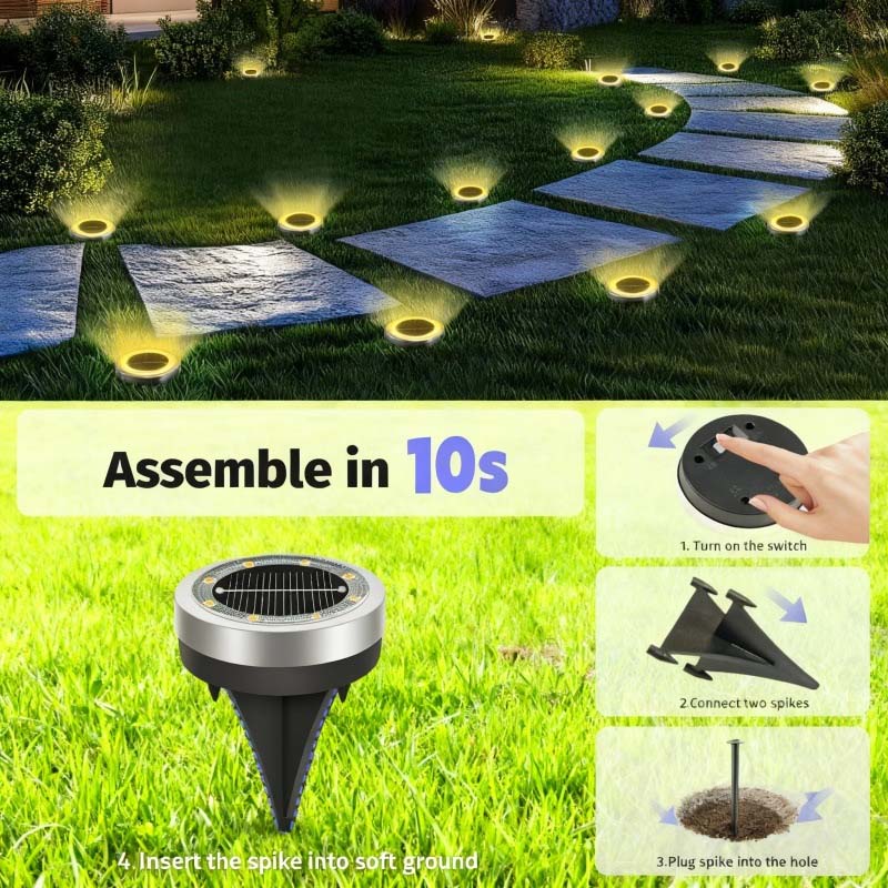 Outdoor Garden Solar Ground Light