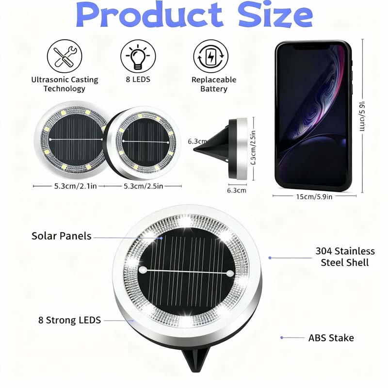 Outdoor Garden Solar Ground Light