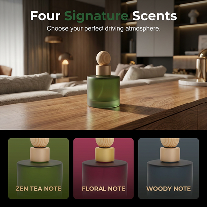 Car Perfume with Natural Wood Diffuser Ball