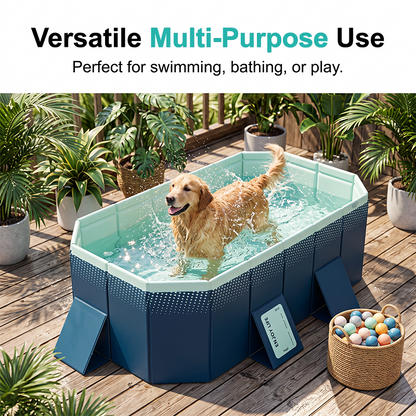 🏊‍♂️💦 Thickened, non-inflatable swimming pool – enjoy fun water activities and refresh yourself at home in the summer.