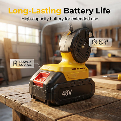 ⏰Ergonomic Mini Electric Saw with Safety Lock
