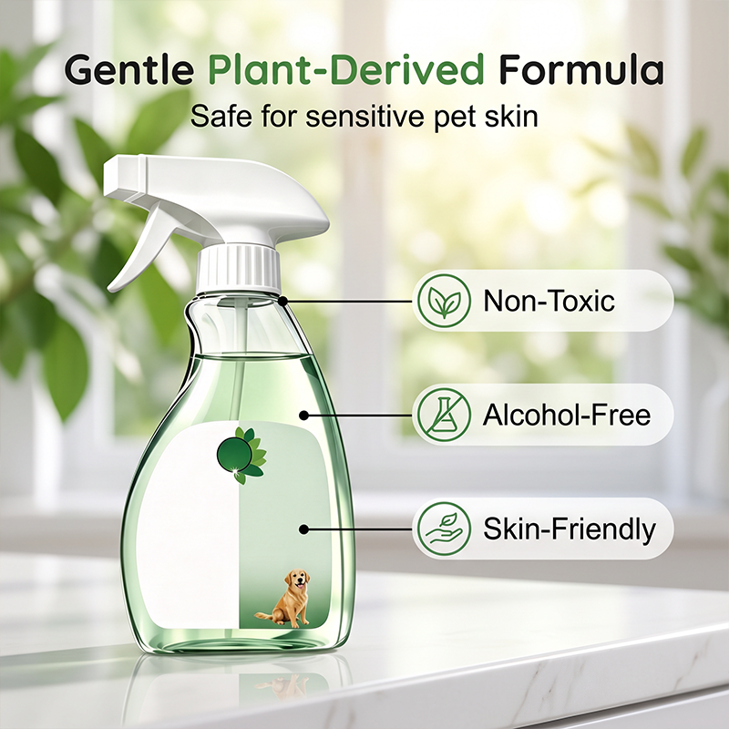 Pet Sanitizing Spray and Odor Eliminator for Cats and Dogs
