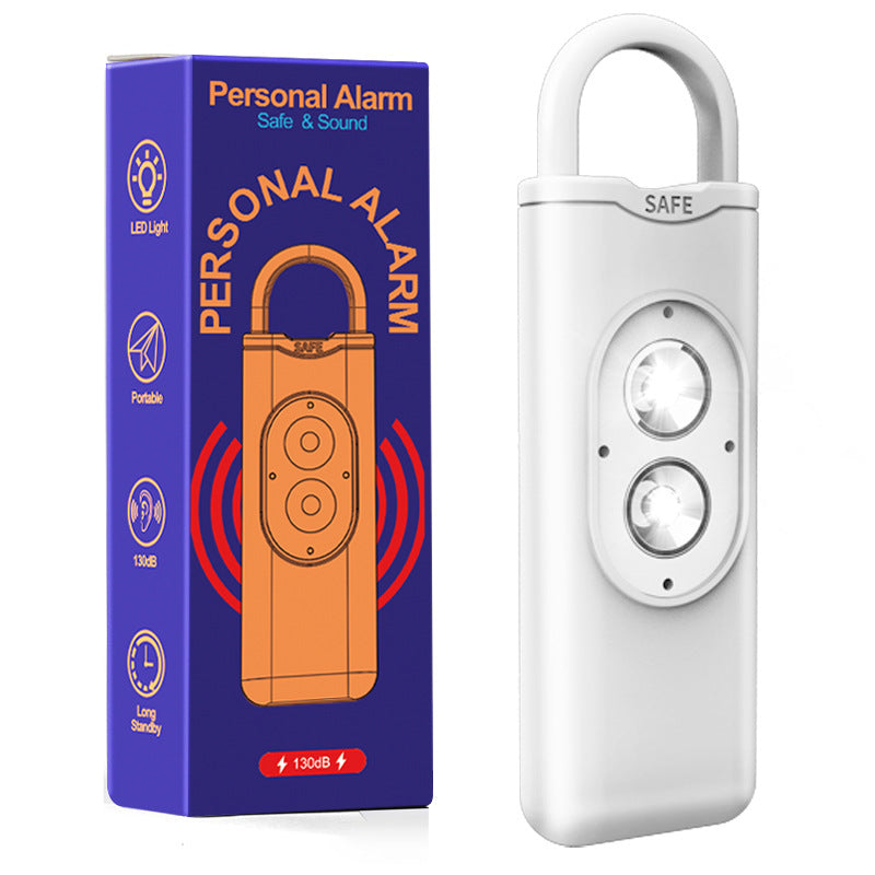 High Decibel Anti-Wolf Flashing Light Alarm Keychain