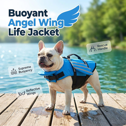 Reflective Angel Wing Dog Life Jacket