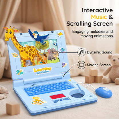 💻 🧸 Interactive Toy Laptop—featuring lights, sounds, and educational games—fostering creativity and motor skills through play 🎵