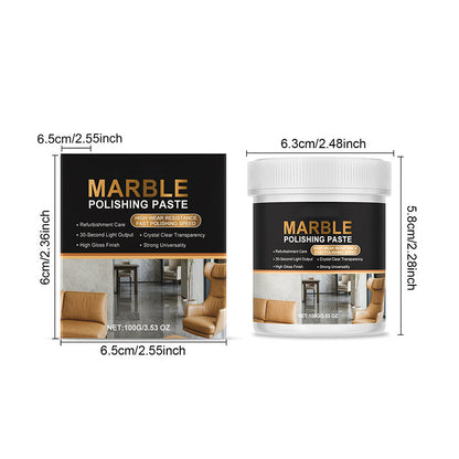 ✨🪨 Marble Polishing Paste—Removes scratches and etching marks, restoring the natural luster. The protective layer repels water and fingerprints. Professional-grade restoration that saves you a fortune!