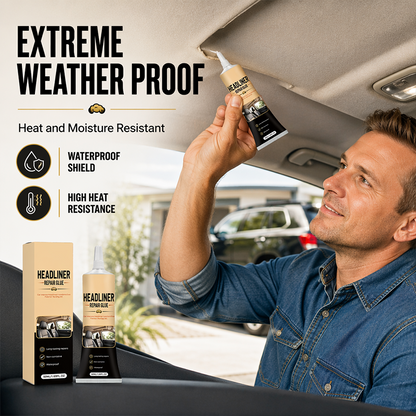 Waterproof Car Headliner Repair Glue, High Strength Adhesive for Sagging Car Ceiling & Interior