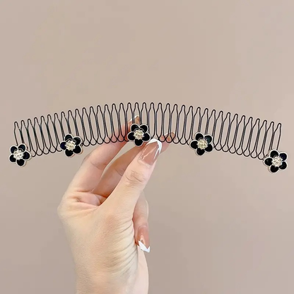 Elegant Flexible Invisible Flyaway Hairband – Spiral Grip, No Crease, No Tangle