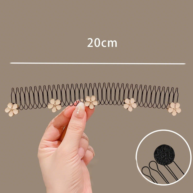 Elegant Flexible Invisible Flyaway Hairband – Spiral Grip, No Crease, No Tangle