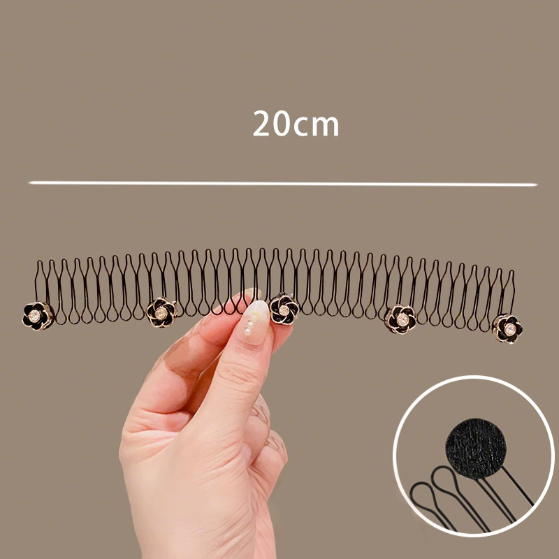 Elegant Flexible Invisible Flyaway Hairband – Spiral Grip, No Crease, No Tangle