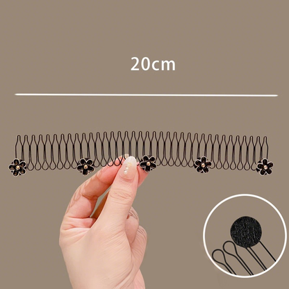 Elegant Flexible Invisible Flyaway Hairband – Spiral Grip, No Crease, No Tangle