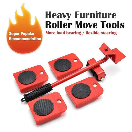 Furniture Moving System – lift & slide up to 800 lbs, 360° rotation, floor-friendly pads. Move heavy furniture easily by yourself!