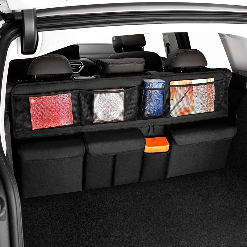 Car Trunk Storage Bag, Hanging Organiser – Spacious, Durable, Easy Mount