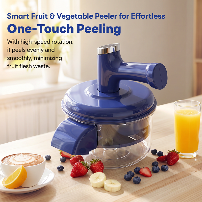 🔥 Electric Fruit Peeler & Mixer – 2-in-1, USB Rechargeable, One-Touch, 10s Peel 🍎