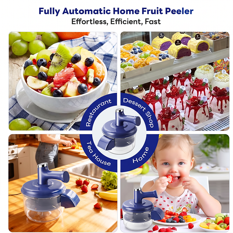 🔥 Electric Fruit Peeler & Mixer – 2-in-1, USB Rechargeable, One-Touch, 10s Peel 🍎