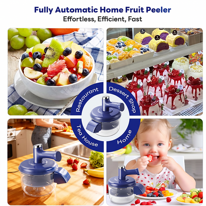 🔥 Electric Fruit Peeler & Mixer – 2-in-1, USB Rechargeable, One-Touch, 10s Peel 🍎