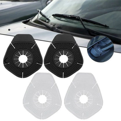 Car Wiper Arm Hole Protector Pads – Silicone Covers to Block Dust, Leaves & Debris for Cleaner Wiper Performance