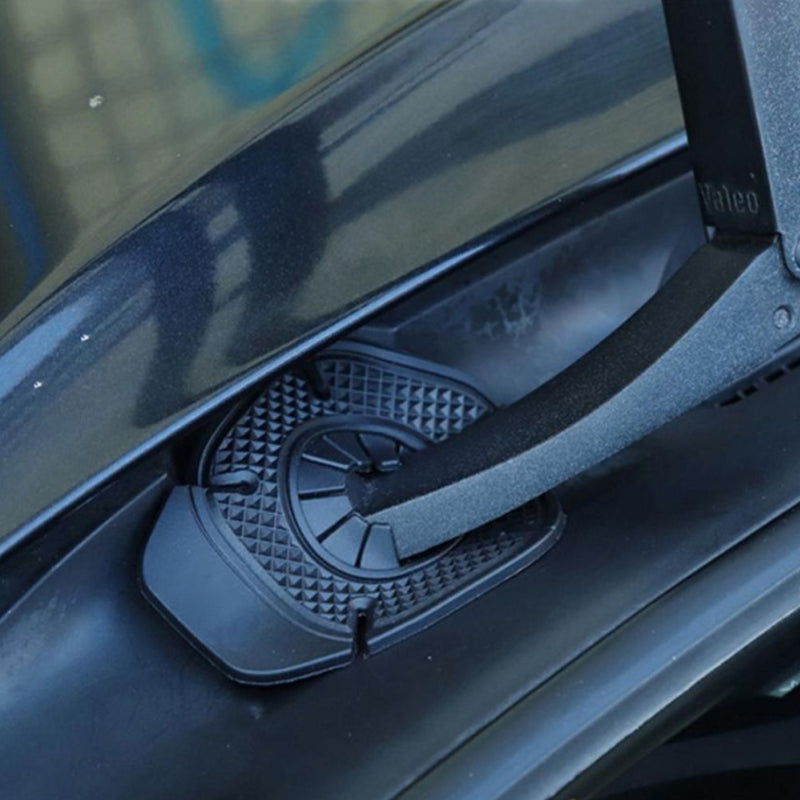 Car Wiper Arm Hole Protector Pads – Silicone Covers to Block Dust, Leaves & Debris for Cleaner Wiper Performance