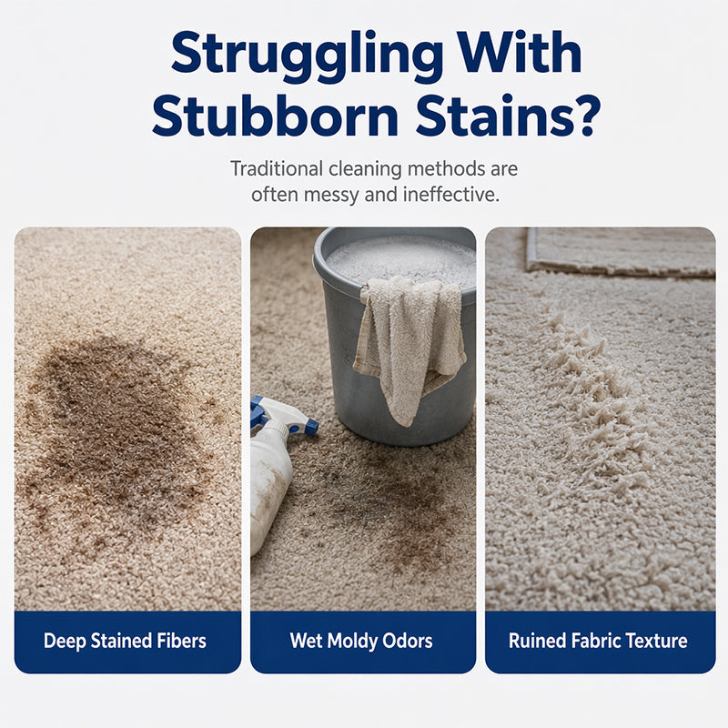 🛋️✨No‑Rinse Fabric Cleaner Spray – Just spray & wipe – no water, no rinsing. Perfect for sofas, carpets & upholstery – fresh in minutes! 🧼💨