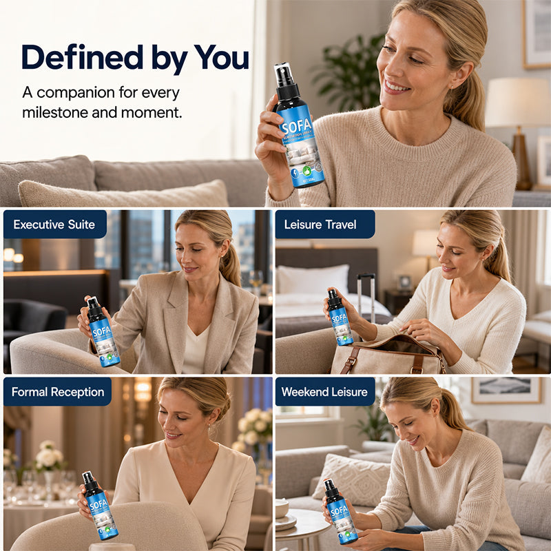 🛋️✨No‑Rinse Fabric Cleaner Spray – Just spray & wipe – no water, no rinsing. Perfect for sofas, carpets & upholstery – fresh in minutes! 🧼💨