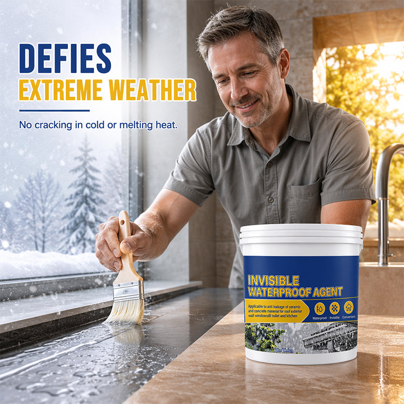 Invisible Waterproof Sealant – Clear, Brush-On, Quick-Dry, for Roof Wall Sink