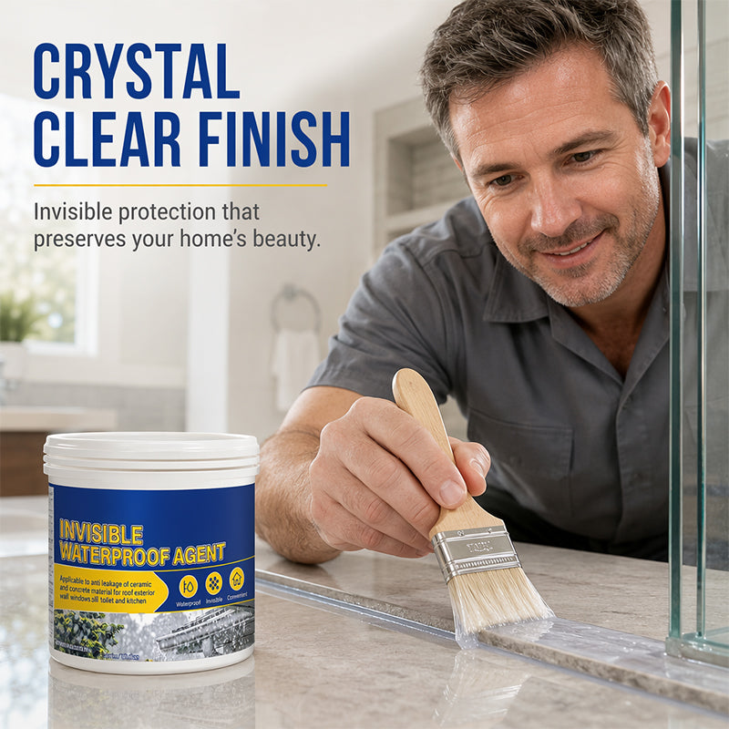 Invisible Waterproof Sealant – Clear, Brush-On, Quick-Dry, for Roof Wall Sink