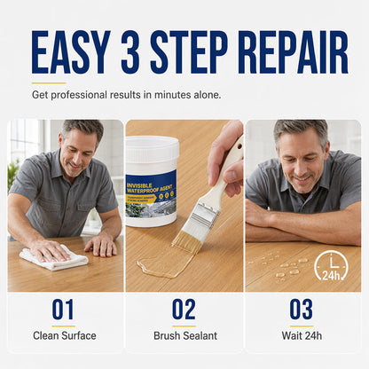 Invisible Waterproof Sealant – Clear, Brush-On, Quick-Dry, for Roof Wall Sink